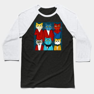 Reservoir Cats Movie Poster Artwork Baseball T-Shirt